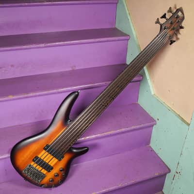 2019 Ibanez Soundgear SRF706 6-String Fretless Active Electric Bass Guitar (VIDEO! Fresh Setup) image 1
