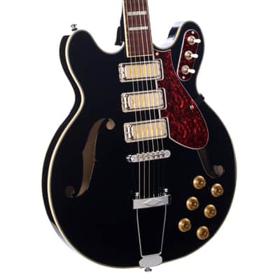 Airline Guitars H77 Black image 2