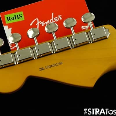 Fender American Professional Classic Stratocaster Strat NECK TUNERS USA Maple image 6