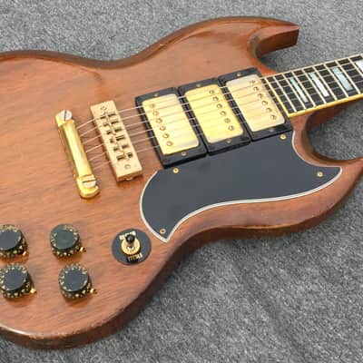 Gibson SG Custom 1973 - Walnut Natural - 3 Pickups image 5