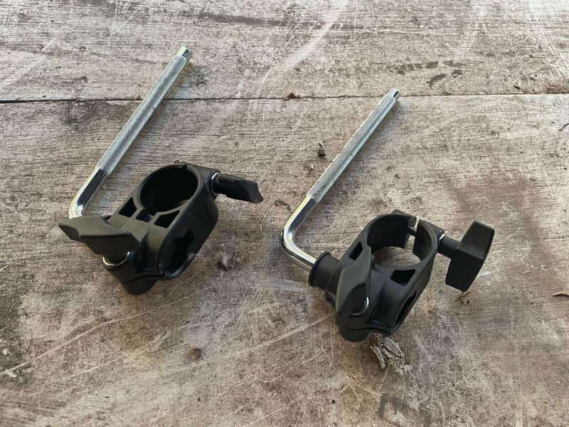 2 PACK Roland MDS-9 MDS-4 tom clamps cymbal rack mounts image 1