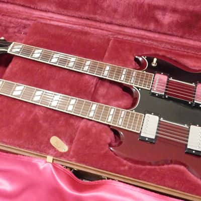 Gibson EDS-1275 Double Neck Electric Guitar 1995 Vintage Cherry image 4