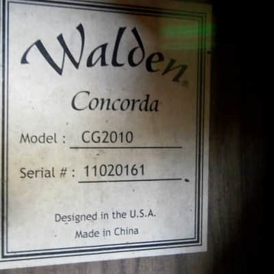 Walden Concorda CG2010 Grand Auditorium vollmassiv image 7