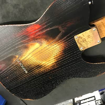 Paoletti Custom Nancy 2021 -3 Tone Sunburst & Black with Relic (Lee Malia) image 5
