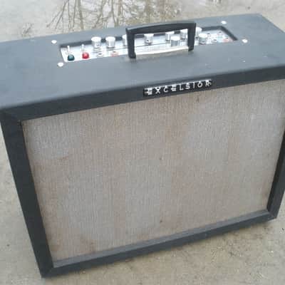 1969 Excelsior Americana All Tube Amplifier  - 2x12 -Reverb & Trem - Stereophonic! image 2