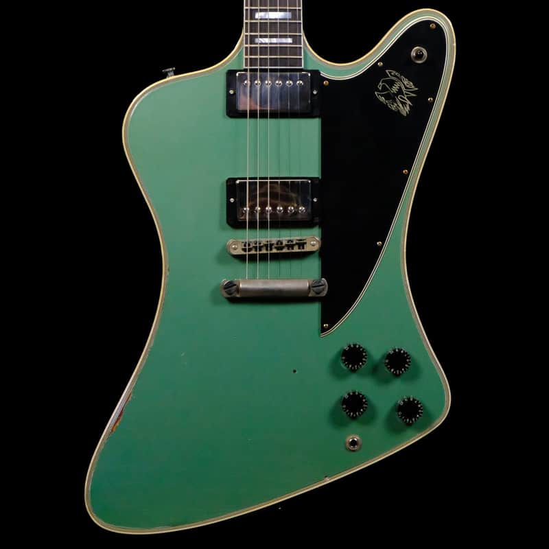 Mint Gibson Custom Dealer Select Firebird Custom Electric Guitar - Murphy Lab Heavy Aged, Inverness Green image 1