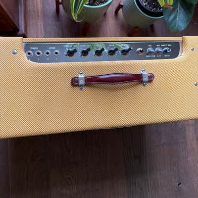 Fender '57 Custom Twin-Amp 2-Channel 40-Watt 2x12" Guitar Combo 2016 - Present - Lacquered Tweed image 2