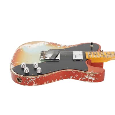 Used Fender Custom Shop Telecaster Custom Limited Super Heavy Relic - Twilight Sky image 5