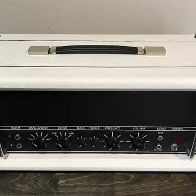 Hilbish Matamp GT120 Clone with Mercury Magnetics - White image 2