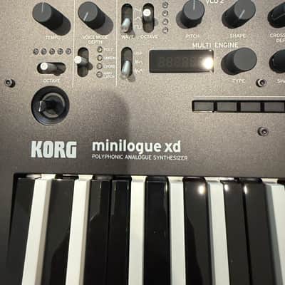 Korg Minilogue XD Inverted BW Analog Synthesizer 4-Voice Polyphonic Keyboard - BW image 2