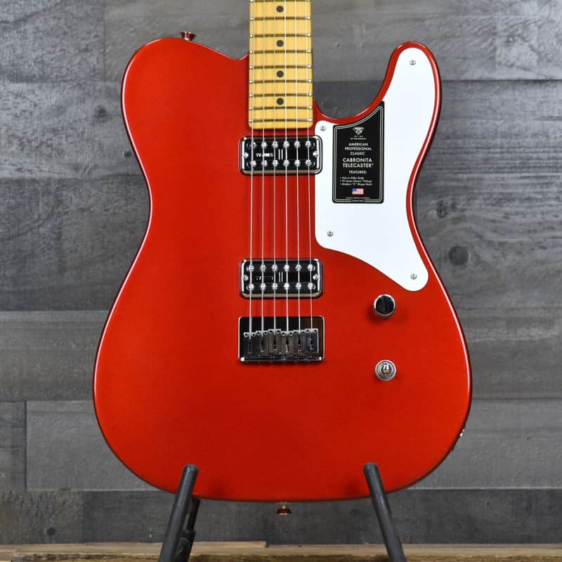 Mint Fender 75th Anniversary American Professional Classic Cabronita Telecaster - Candy Apple Red with Hardshell Case