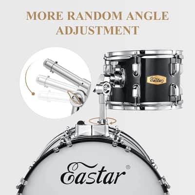 Eastar Drum Set for Adults- 18-inch Full-Size Drum Kit for Drummers, 4 Drum 2 Cymbal Drum image 4