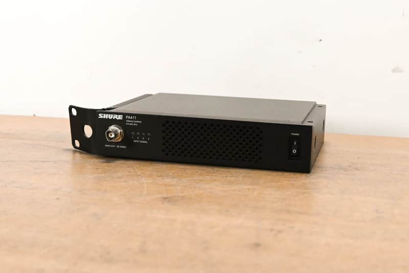Shure PA411 Antenna Combiner for PSM 300 Series Wireless NO POWER SUPPLY CG012NR image 1