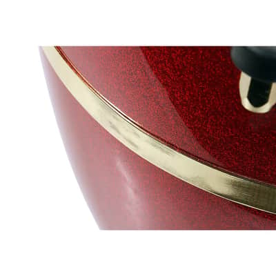 LP Galaxy Fiberglass Fausto Cuevas III Signature Conga, Arena Red with Gold Hardware Regular 11.75 in. image 6
