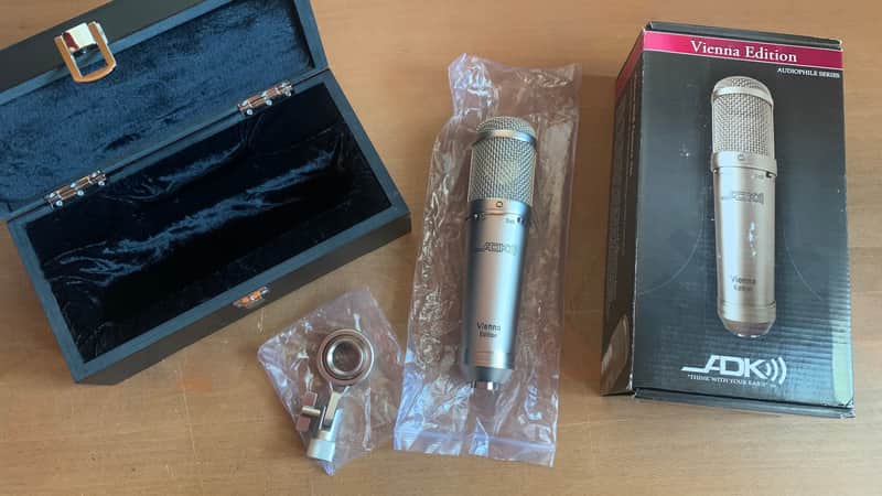 ADK Microphones Vienna Mk8 Large Diaphragm Cardioid Condenser Microphone 2008 - 2020 - Nickel image 1