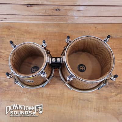 Meinl Woodcraft Bongos - Zebra Finished Ash image 6
