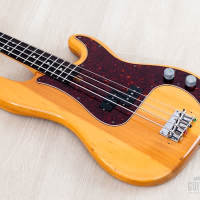 1974 Greco Electric Bass PB-420N Vintage P Bass Natural Japan w/ Fender USA Pickup image 10