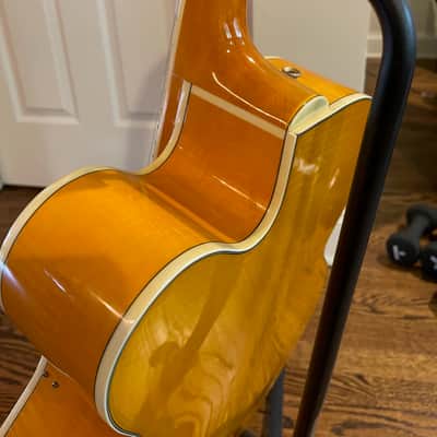 Subway Guitars Fatdog 17" Lowell  - Blonde ES-5 image 5
