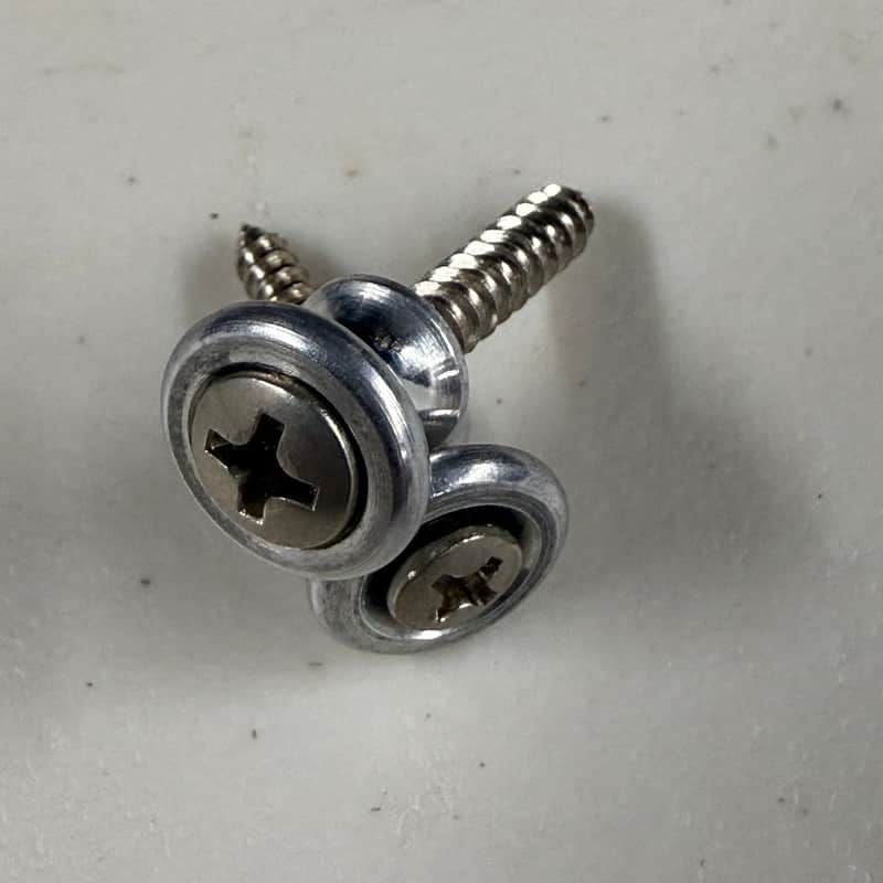 Gibson Strap Buttons with Screws 1950's Crazy Clean! (M-503) image 1