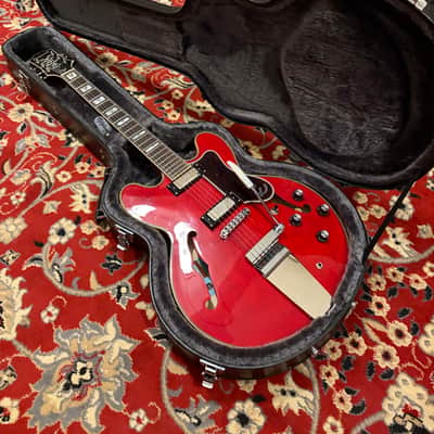 Epiphone '62 Sheraton Reissue with *Upgraded Maestro Vibrola / Chrome Hardware 2013 - Cherry image 2