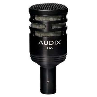 Audix D6 Dynamic Kick Drum Microphone - Mint, Open Box image 1