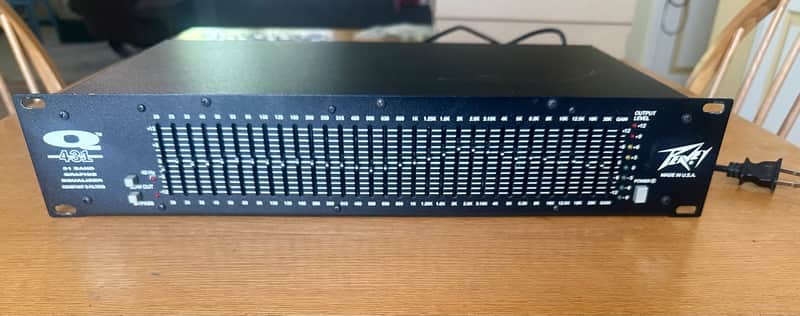 Peavey Q431 31-Band Graphic Equalizer 1990s - Black image 1
