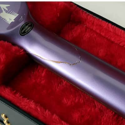 Immagine Epiphone Kirk Hammett 1979 Flying V Electric Guitar - Purple Metallic - 5