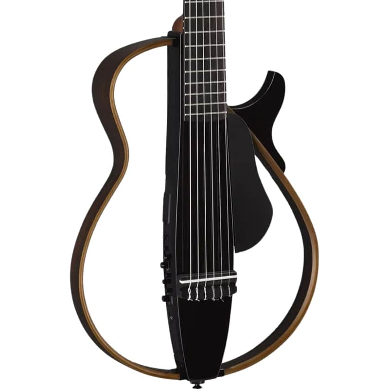 Yamaha Nylon String Silent Guitar Trans Black image 1
