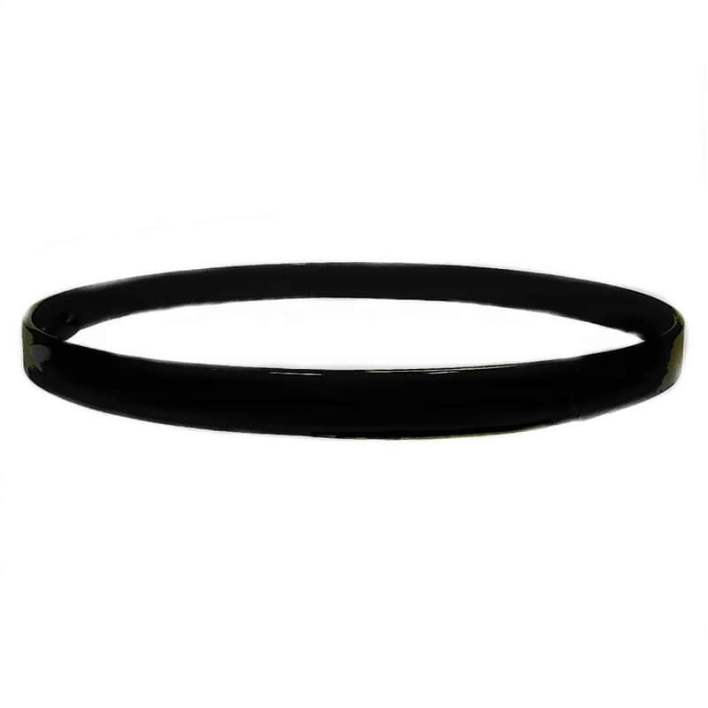 WORLDMAX 20" black lacquer BD Hoop. Available in sizes 16-24" 1.5" height with rounded edge image 1