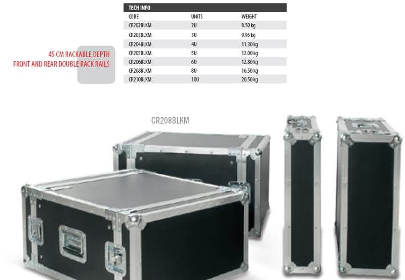 Proel Flight Case Cr 203 Blkm 3 U image 1