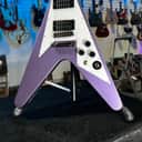 Epiphone Kirk Hammett 1979 Flying V Electric Guitar - Purple Metallic Auth Deal Free Shipping! 487 FREE PLEK!