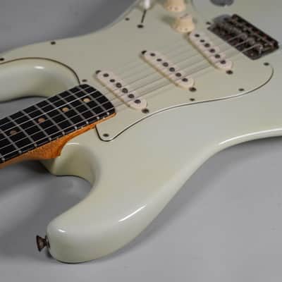 1959 Fender Stratocaster White Refin Vintage Electric Guitar w/HSC image 7