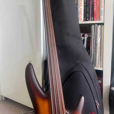 Ibanez SRF700-BBF Bass Workshop Fretless Soundgear 2014 - Present - Brown Burst Flat image 3