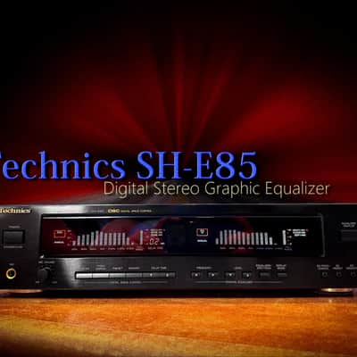 Technics SH-E85 🌈RaRe🌈 Vintage Stereo Graphic Digital Equalizer image 3
