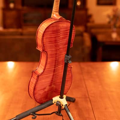 Beautiful 1924 Handcrafted 16" Viola by Jacob Lundh + Bow (with Appraisals) image 9
