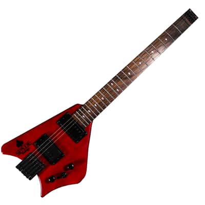 Bootlegger Guitar  Spade Gibson Scale 24.75 Headless Guitar With Case 2022 image 2