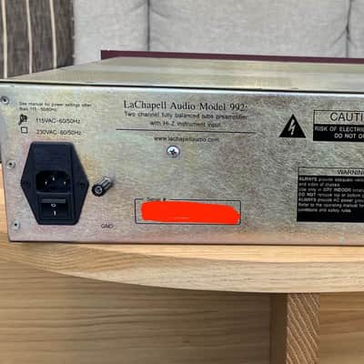 LaChapell Audio 992EG 2-Channel Tube Mic Preamp with Extended Gain 2010s - Red image 5