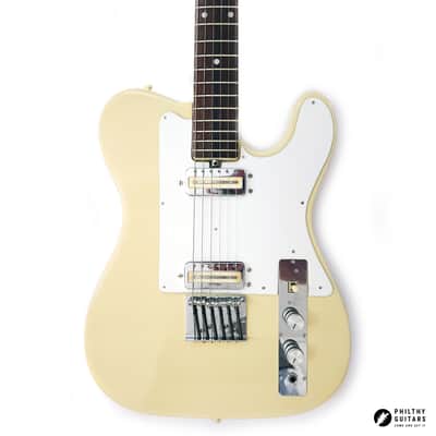Hofner 175 II Tele e-guitar from 1972 in aged white (Restored, Vintage, Höfner) image 3