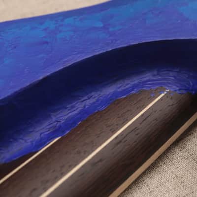 Lignum Single Cut Guitar 2024 Hand Painted Clear Satin image 14