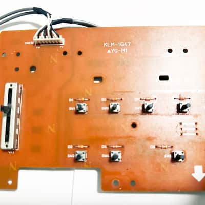 KORG X3 X2 Left Side Panel Switch Volume Board KLM-1647. Works Great !... image 3