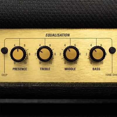 D’Addario Universal Loknob - Large Black & Gold Plastic Knob image 3