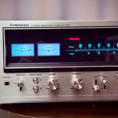 🎶✨ Pioneer SX-737 / SX737 Vintage Stereo Receiver w/ Original Wood Cabinet — Serviced, Cleaned, Tested image 5