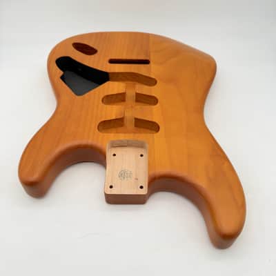Hoodoo Stratocaster Body Nitro Alder Natural New Light hsb6466 image 4