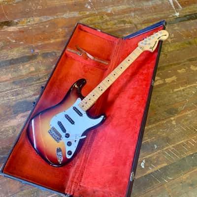 Fernandes Burny Custom strat c 1975 Sunburst original vintage mij japan matsumoku image 5