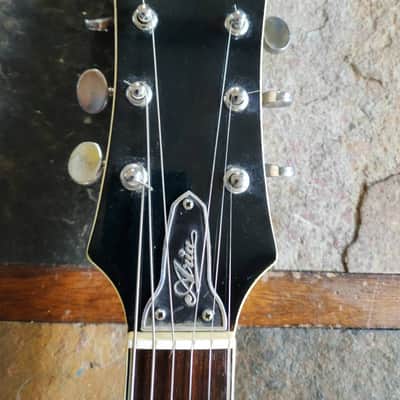 Aria Diamond 5102T semi-hollow double-cut vintage MIJ '70s - sunburst image 8