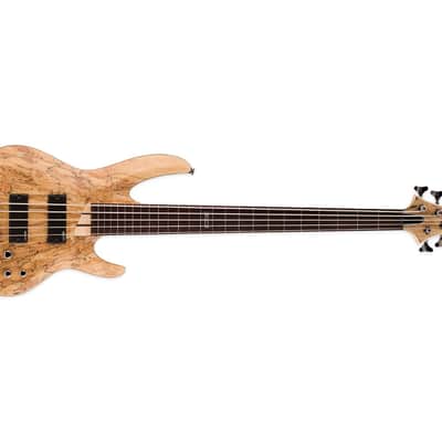 ESP LTD B-205SM Fretless 5-String Bass Guitar - Natural Satin - B-Stock image 4