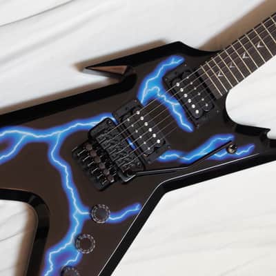 DEAN Razorback Lightning Dimebag electric GUITAR w/LIGHT CASE - Dime - FLOYD - B image 5