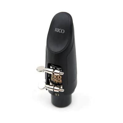 Rico RTS1N Ligature & Cap, Tenor Saxophone (Hard Rubber), Nickel image 3