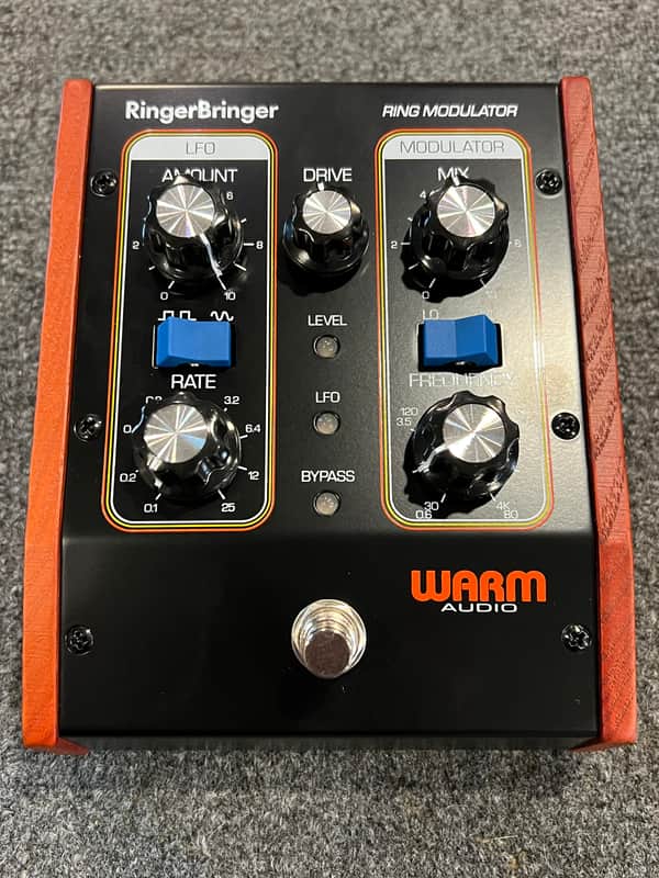 Warm Audio RingerBringer 100% Analog Ring Modulation Pedal Moog MF-102 reincarnation 2024 - Black image 1