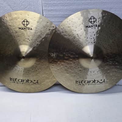 Istanbul Agop 15" Signature Mantra Hi-Hat (Pair) 2010s - Traditional image 1